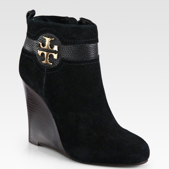 tory burch wedge ankle boots